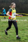 Girls under-13s, NECAA Junior Cross Country Relays, Thornley Farm, Peterlee, Saturday, December 12th. Photo: David T. Hewitson/Sports for All Pics